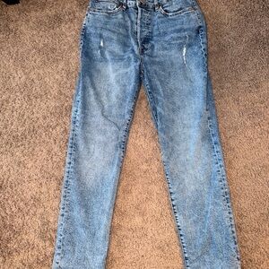 H&M Classic Blue Straight Leg Women's Jeans